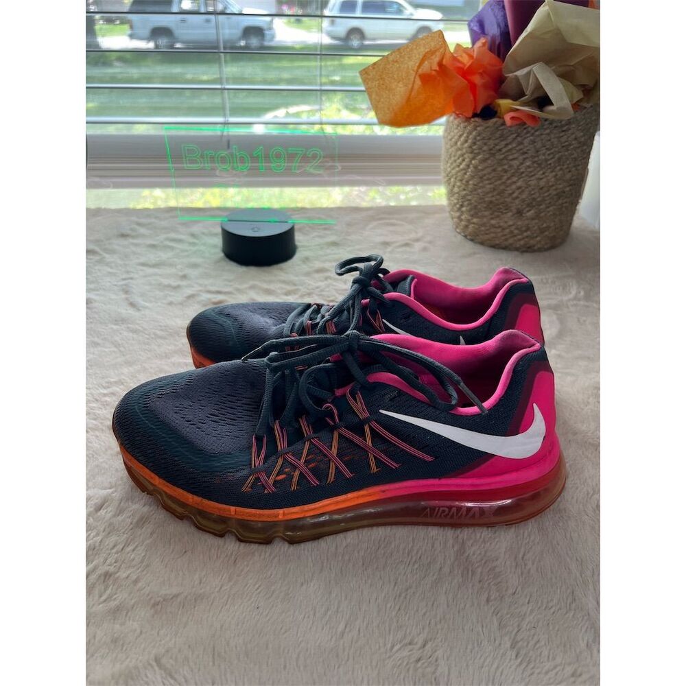Nike Women's Black and Pink Running Shoes